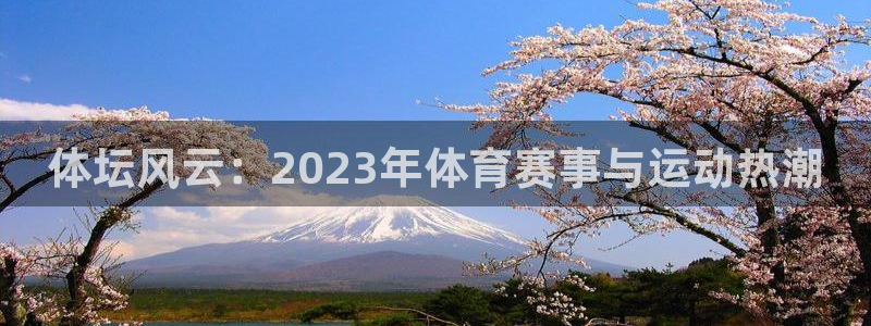 意昂3官网：体坛风云：2023年体育赛事与运动热潮