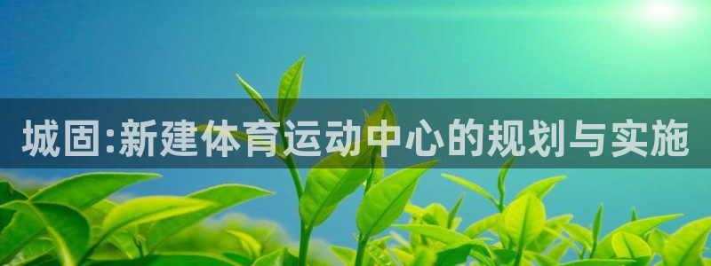 意昂官网注册：城固:新建体育运动中心的规划与实施